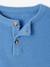 Honeycomb Knit Jumper with Grandad-Style Neckline for Babies blue - vertbaudet enfant 