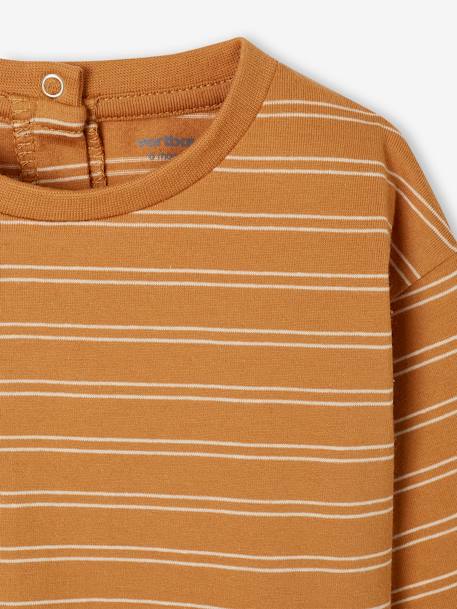 Pack of 3 T-Shirts for Babies, Basics caramel - vertbaudet enfant 