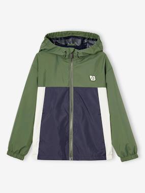 -Blouson garçon coupe-vent colorblock 