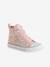 High-Top Trainers with Laces & Zip, for Children, Designed for Autonomy printed white - vertbaudet enfant 