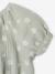 Printed baby blouse grey green+vanilla - vertbaudet enfant 