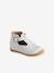 Soft Leather T-Strap Ankle Boots for Babies, Designed for First Steps white - vertbaudet enfant 
