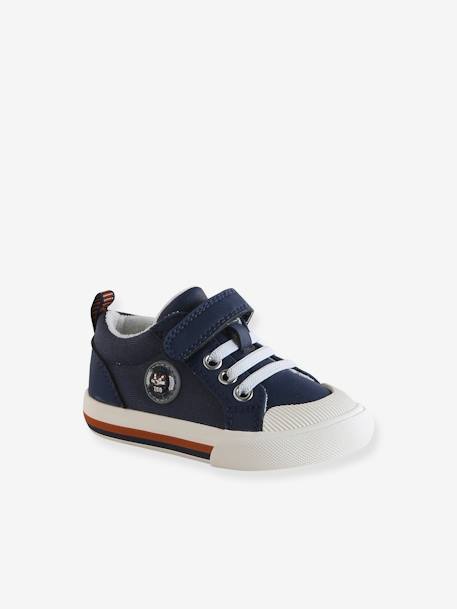 Baskets lacets élastiqués et scratchées bébé marine - vertbaudet enfant 