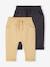 Lot de 2 pantalons bébé en molleton cappuccino+taupe - vertbaudet enfant 