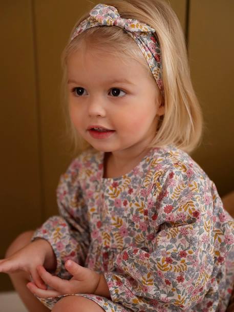 Dress & Headband Set for Babies multicoloured - vertbaudet enfant 
