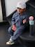 Sports Combo: Zipped Hoodie & Bottoms, for Babies indigo - vertbaudet enfant 