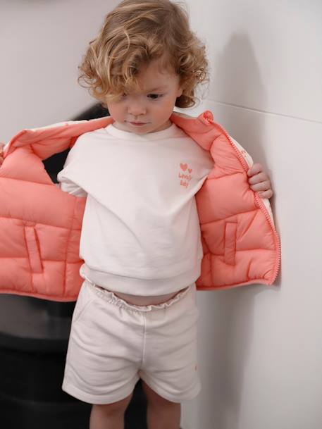 Reversible Bodywarmer for Babies coral - vertbaudet enfant 