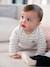 Ensemble bébé sweat et pantalon BEIGE CLAIR RAYE+rose pâle - vertbaudet enfant 