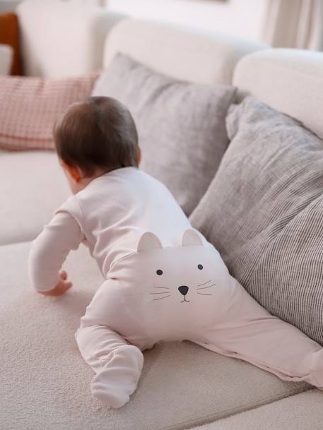 Newborn cat pyjamas pale pink - vertbaudet enfant 