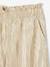 Occasion Wear Wide-Leg Lamé Trousers with Pleats for Girls gold - vertbaudet enfant 