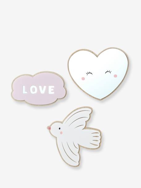 Set of 3 wall decorations beige - vertbaudet enfant 