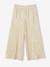 Occasion Wear Wide-Leg Lamé Trousers with Pleats for Girls gold - vertbaudet enfant 