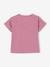 Organic cotton 'Happy Youpi' baby short-sleeved T-shirt violet - vertbaudet enfant 