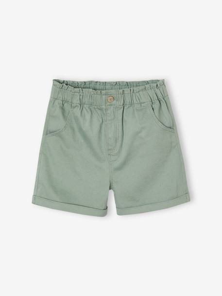 Short fille esprit tregging rose+vert sauge+violet - vertbaudet enfant 