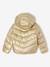 Doudoune fille légère à capuche effet brillant métallisé or+rose - vertbaudet enfant 