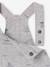 Baby fleece dungarees with nautical motifs marl grey - vertbaudet enfant 