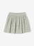 Broderie Anglaise Skirt in Cotton Gauze for Girls sage green - vertbaudet enfant 