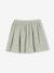 Broderie Anglaise Skirt in Cotton Gauze for Girls sage green - vertbaudet enfant 