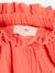 Pantacourt fille en gaze de coton anthracite+bleu+corail - vertbaudet enfant 