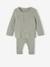 Ensemble bébé mixte gilet pantalon en tricot blanc+gris clair chiné+vert d'eau+vert sauge - vertbaudet enfant 