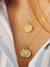 Initial medal, gold-plated jewellery Envie de fraise x 'Un de ces Quatre' gold - vertbaudet enfant 