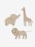 Set of 3 jungle animal wall decorations beige - vertbaudet enfant 