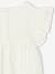 Embroidered Cotton Gauze Blouse for Girls coral+white - vertbaudet enfant 