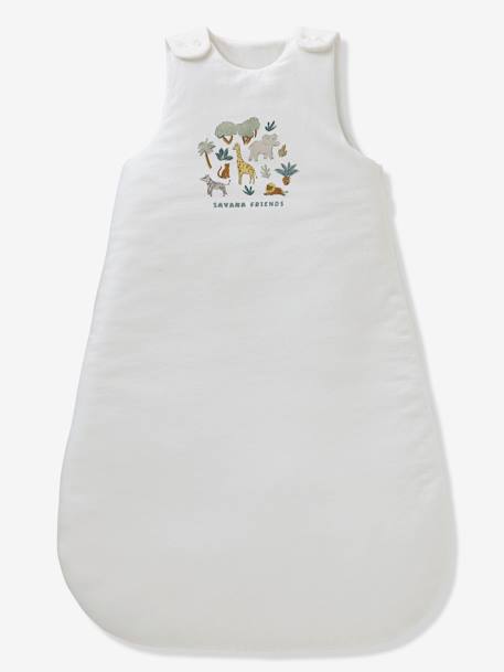 Sleeveless Sleeping Bag, SAVANA printed white - vertbaudet enfant 