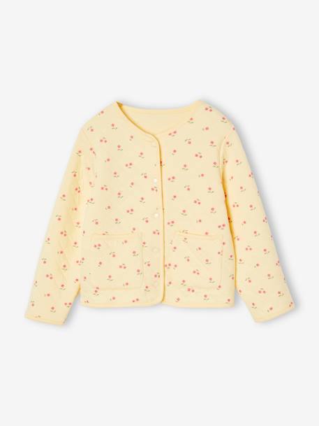 Printed Quilted Jacket & Dress Set for Girls rose+violet - vertbaudet enfant 