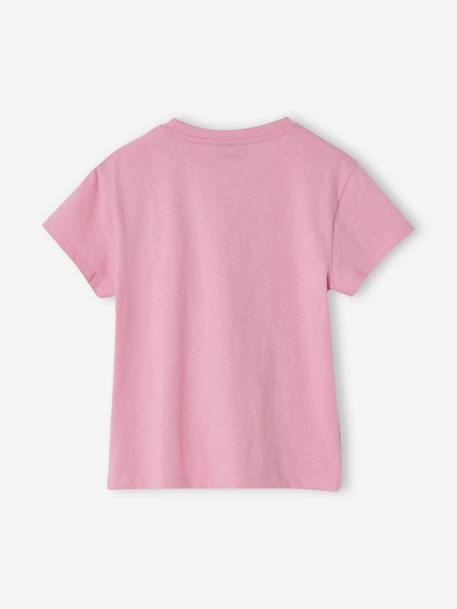 T-Shirt for Girls, The Rolling Stones® peony pink - vertbaudet enfant 