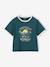 T-shirt esprit collège fille écru+encre - vertbaudet enfant 