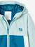 Blouson garçon coupe-vent colorblock bleu moyen+kaki+vert d'eau - vertbaudet enfant 