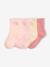 Pack of 4 Pairs of 'Little' Socks for Babies coral+navy blue+pale blue+pale pink - vertbaudet enfant 