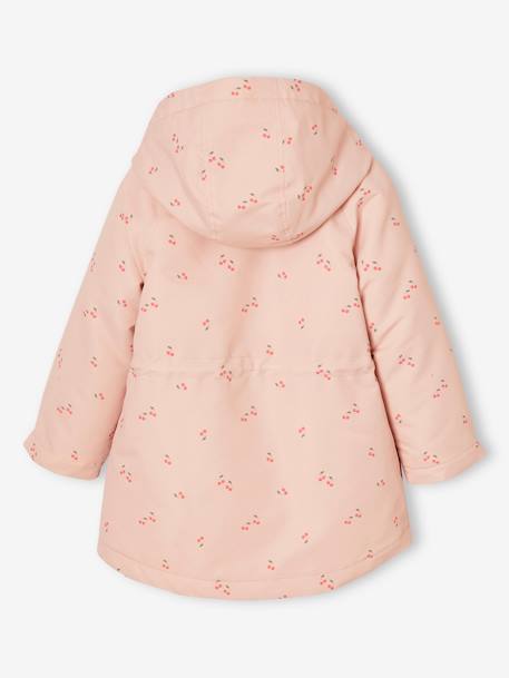 3-in-1 girls' parka pale pink - vertbaudet enfant 