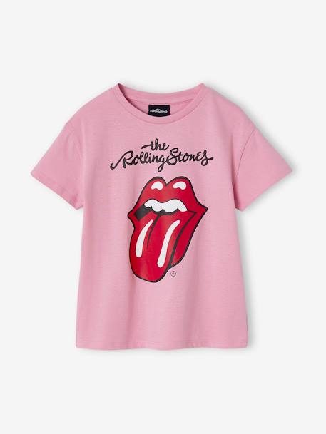 T-Shirt for Girls, The Rolling Stones® peony pink - vertbaudet enfant 
