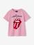 T-Shirt for Girls, The Rolling Stones® peony pink - vertbaudet enfant 