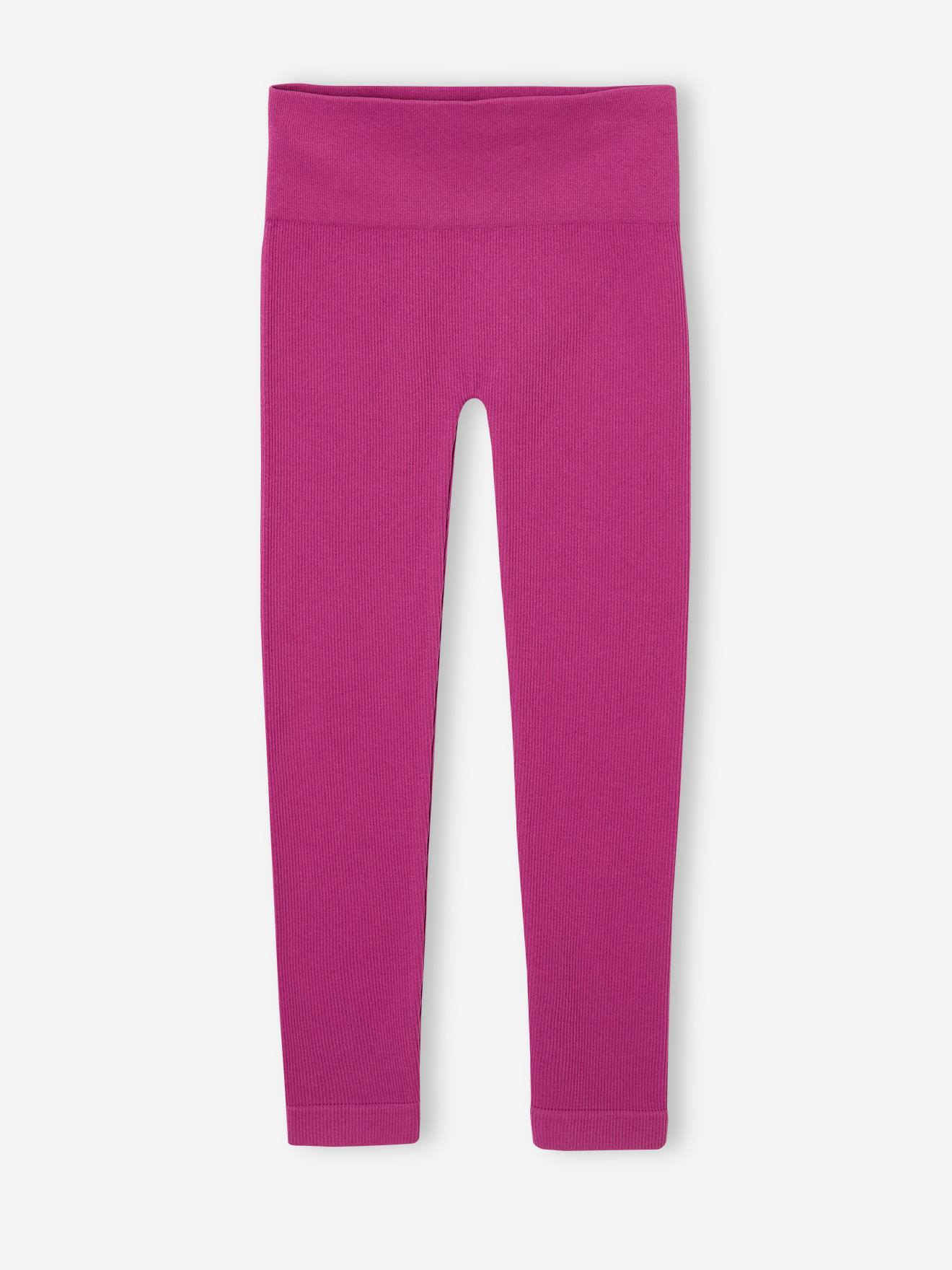 Lot De 2 Leggings Assortis Pour Fille – Gris Anthracite + Bleu, 96% Coton, Taille élastique, Longueur Cheville