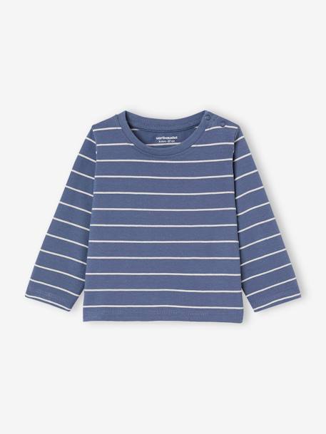 Pack of 2 baby short-sleeved t-shirts sky blue - vertbaudet enfant 