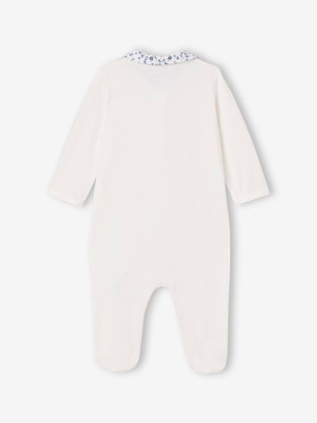 Lot de 2 pyjamas fleuris bébé fille bleu - vertbaudet enfant 