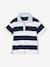Polo rayé double col rayé bleu - vertbaudet enfant 