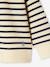 Striped hooded sweatshirt for boys navy blue - vertbaudet enfant 