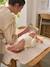 Tapis à langer de voyage blanc+écru+noisette - vertbaudet enfant 