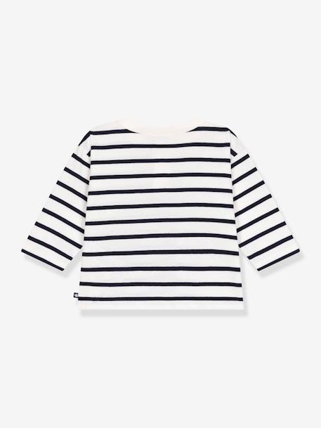Tee-shirt rayé manches longues bébé marine - vertbaudet enfant 