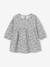 Ensemble bébé fille 3 pièces robe cardigan bandeau bleu grisé+corail+vieux rose - vertbaudet enfant 