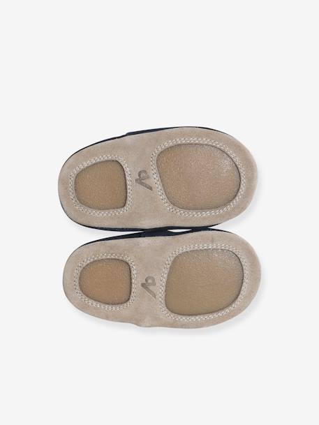 Chaussons bébé cuir souple blanc imprimé+bleu nuit+lot rose+or+rose imprimé+rose poudré - vertbaudet enfant 