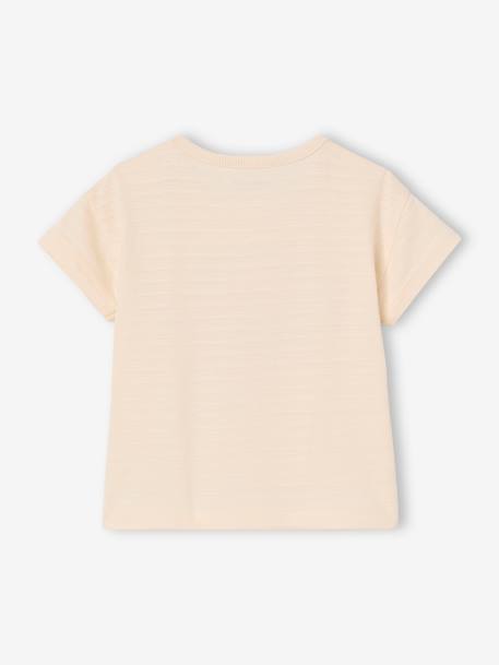 T-shirt bébé garçon motif animalier vanille - vertbaudet enfant 