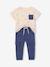 Ensemble T-shirt et pantalon en molleton bébé indigo - vertbaudet enfant 