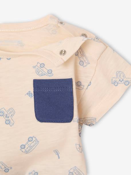 Ensemble T-shirt et pantalon en molleton bébé indigo - vertbaudet enfant 