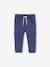 T-Shirt & Fleece Trousers Set for Babies indigo - vertbaudet enfant 