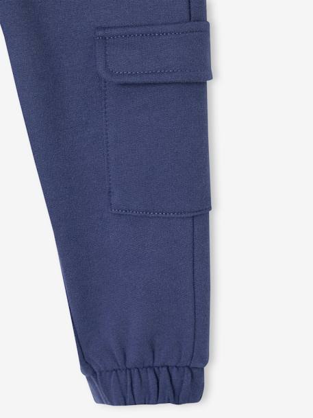 Ensemble T-shirt et pantalon en molleton bébé indigo - vertbaudet enfant 